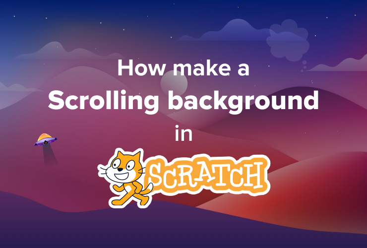 How to make a scrolling background in Scratch