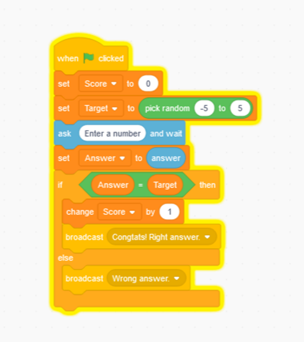 Using broadcast block in your integer game