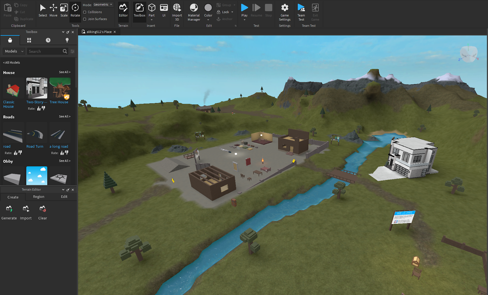 Terrain Editor popping up during testing or opening up Roblox