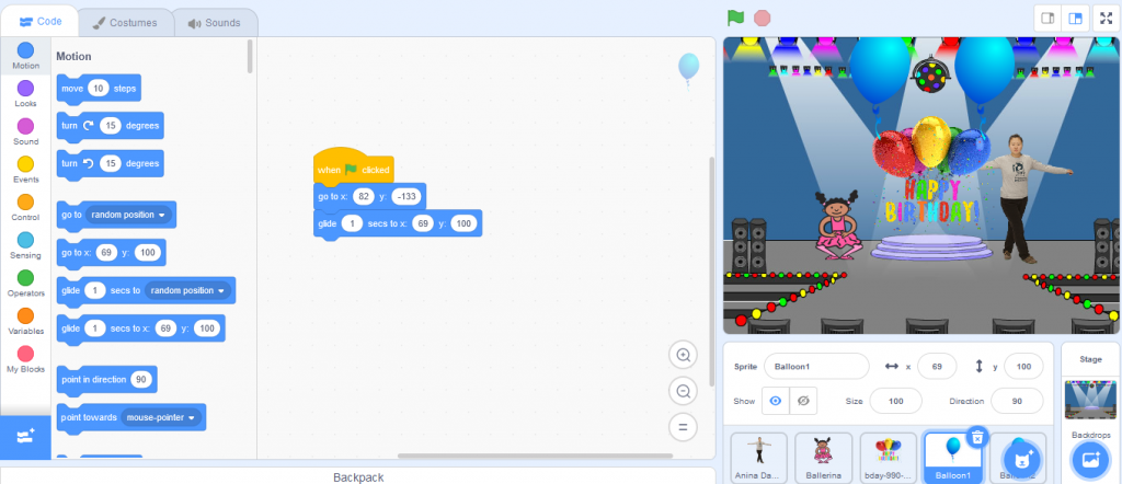 How to Use Scratch to Make an Interactive Birthday Card | Codingal