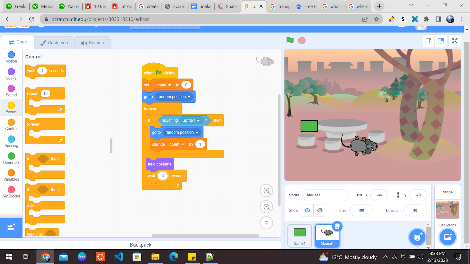Snake game with Scratch – DigitALL