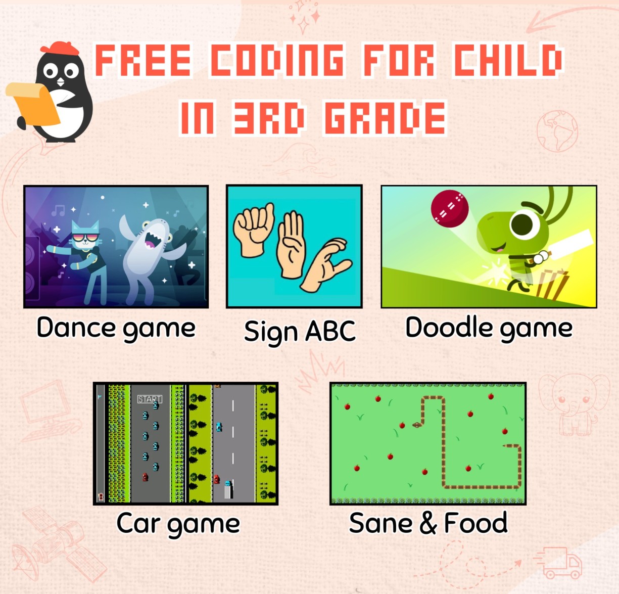 free coding for child in 3rd grade