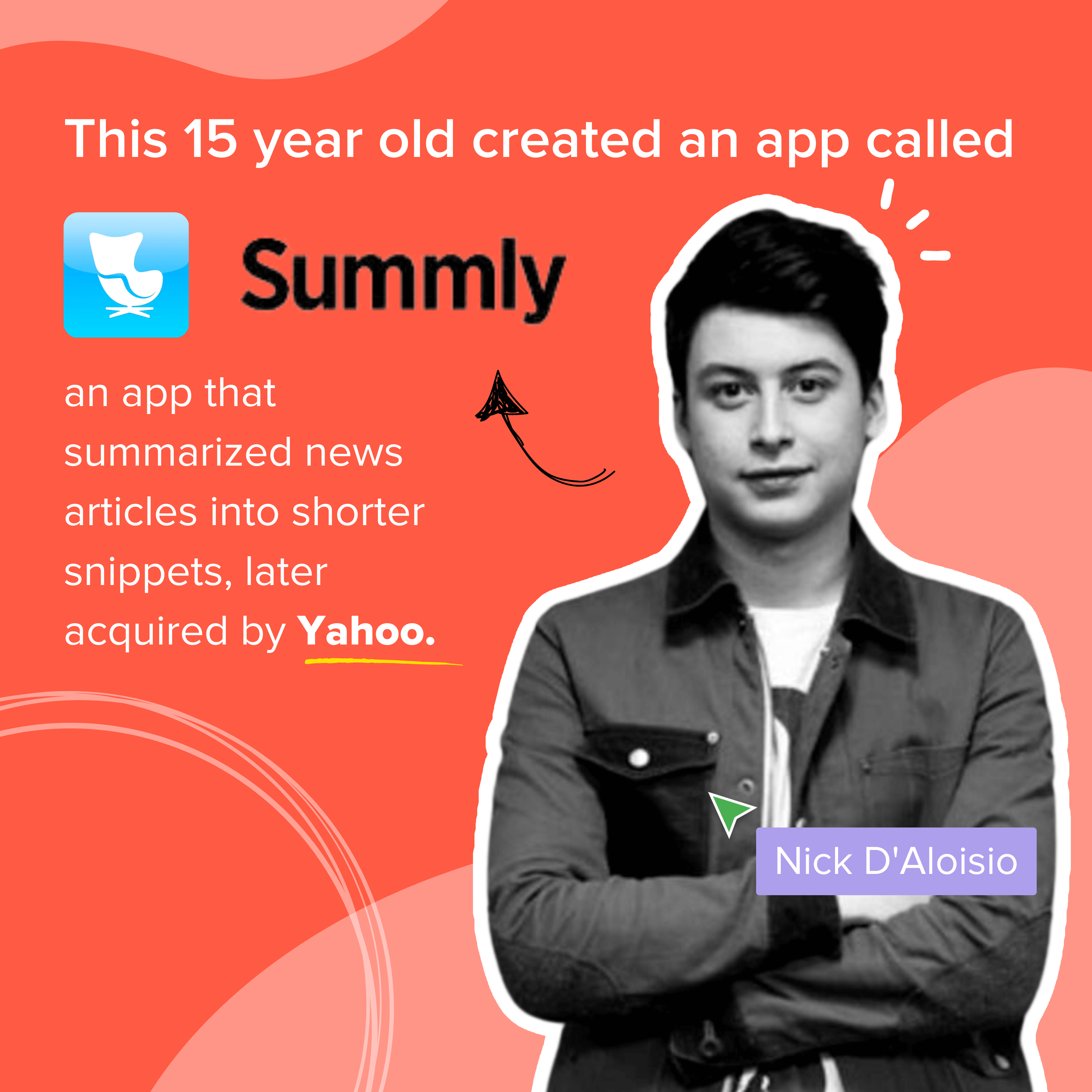 15 yead old created an app called Summly