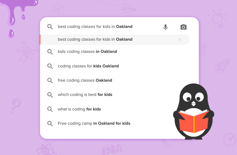 Google search results of coding classes in Oakland