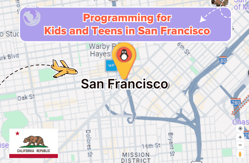 Programming classes for kids in San Francisco