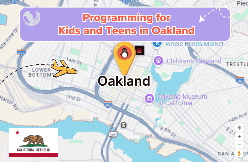 Programming classes for kids in Oakland