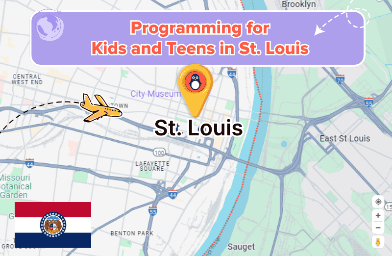 Programming classes for kids at St. Louis