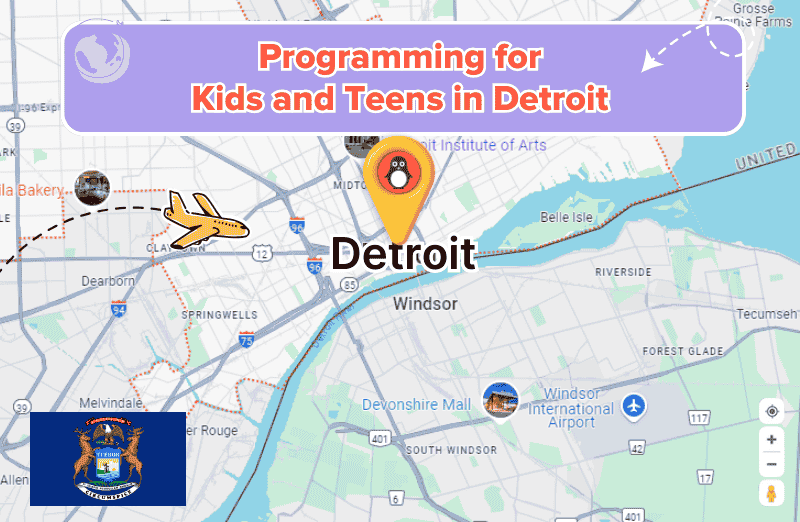 Programming classes for kids in Detroit