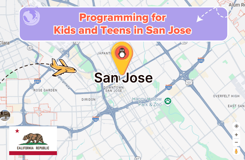 Programming classes for kids in San Jose