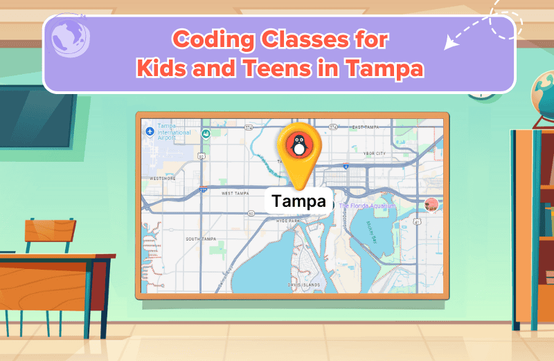 Map of coding classes in Tampa