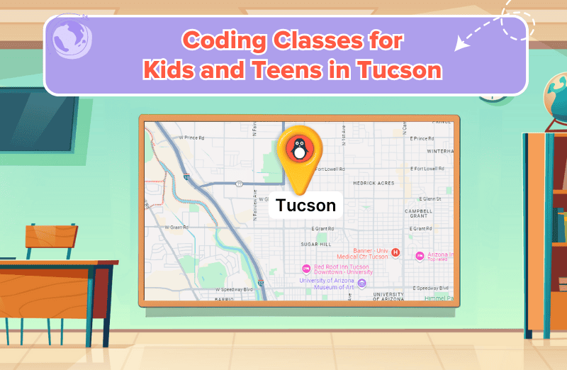 Map of Tucson