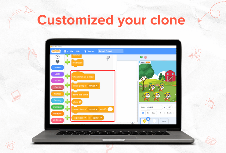 Scratch Clones: Customize your Clone