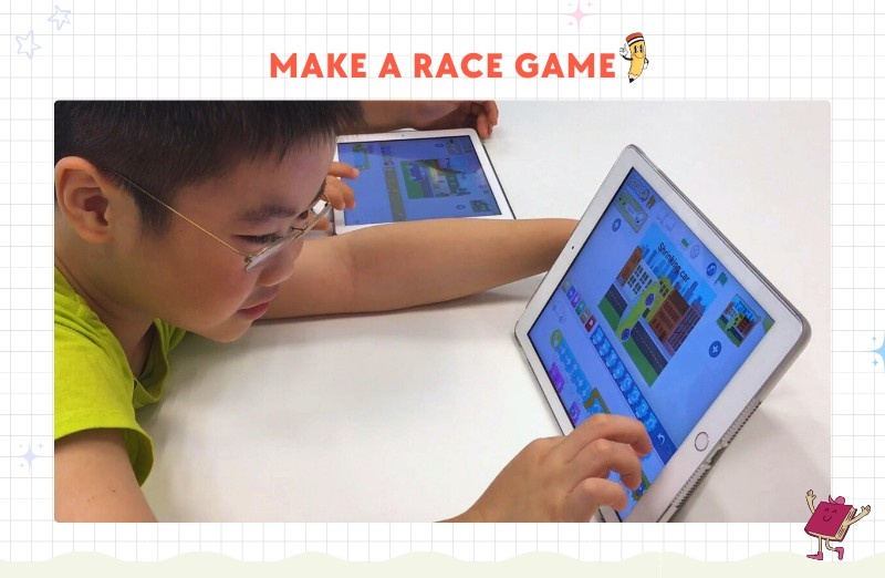 Making a race game on Scratch Jr