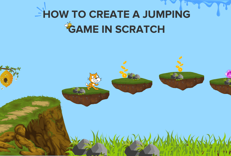 How to create a jumping game in Scratch