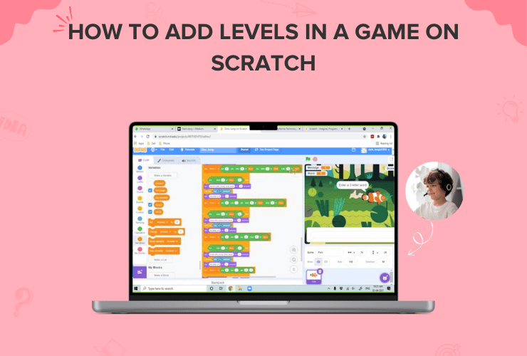 How to add levels in a game on Scratch