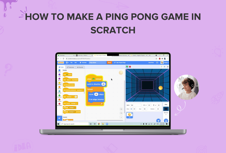 How to make a Ping Pong game in Scratch.