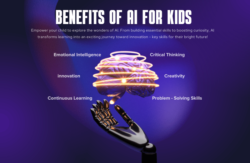 Benefits of AI for kids -Why AI for kids?